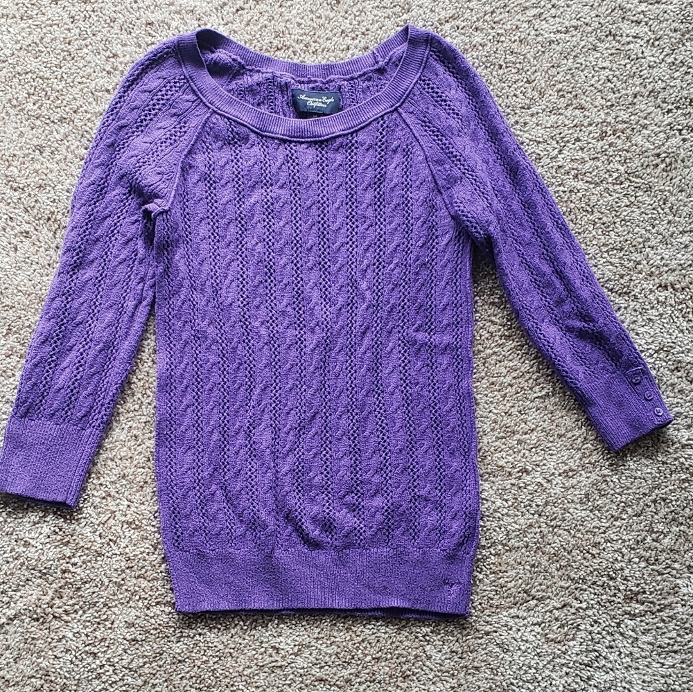 American Eagle | AE | Purple Sweater